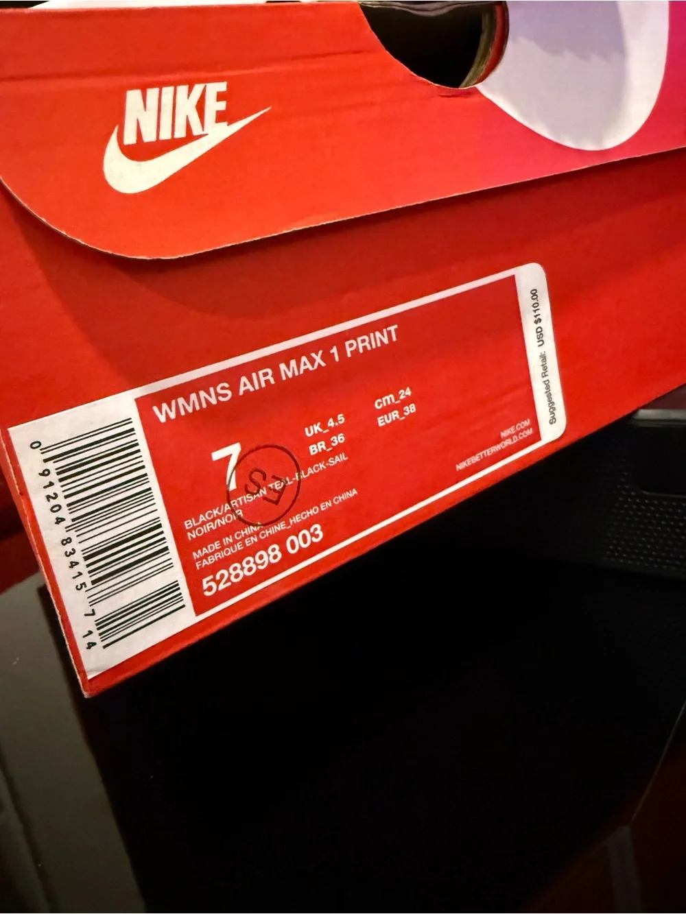 Nike Men’s Sneakers in White and Black